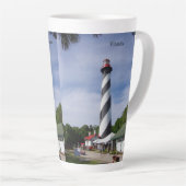 St. Augustine Lighthouse Latte Tasse (Rechte Ecke)