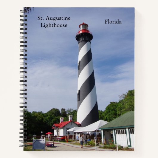 St. Augustine Lighthouse Notebook Notizblock (Vorderseite)