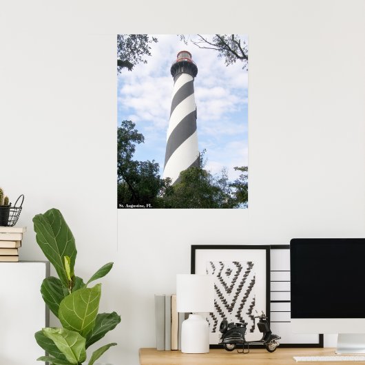 St. Augustine Lighthouse Poster (Heimbüro)