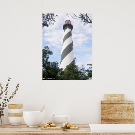 St. Augustine Lighthouse Poster (Küche)