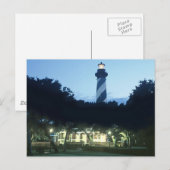 St Augustine Lighthouse Postkarte (Vorne/Hinten)