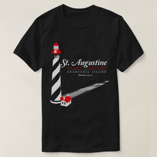 St Augustine Lighthouse T-Shirt (Design vorne)