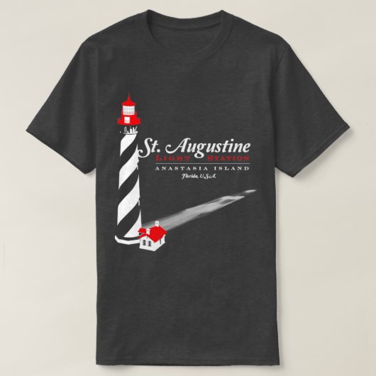 St Augustine Lighthouse T-Shirt (Design vorne)