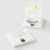 St. Augustine Quote Untersetzer (Seitenansicht)