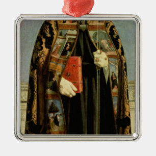 St Augustine Silbernes Ornament