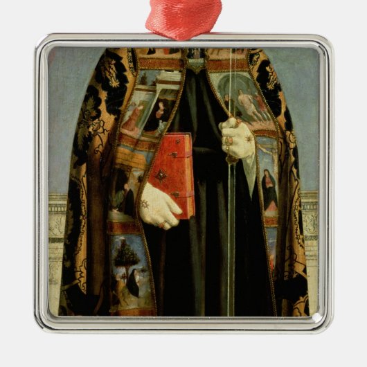 St Augustine Silbernes Ornament (Vorne)