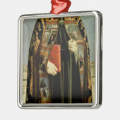 St Augustine Silbernes Ornament (Links)