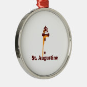 St Augustine. Silbernes Ornament (Rechts)