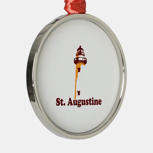 St Augustine. Silbernes Ornament (Rechts)