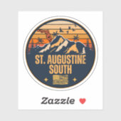 St. Augustine South, Florida Aufkleber (Blatt)