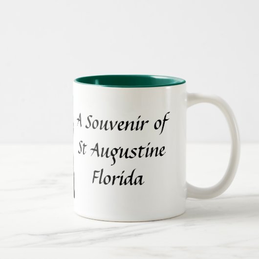 St Augustine Souvenir Tasse (Rechts)