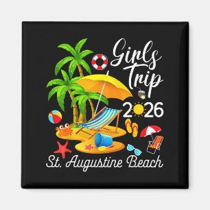 St. Augustine Strand Florida Sommer tropische Mädc Magnet