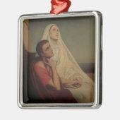 St Augustine und sein Mutter St. Monica, 1855 Ornament Aus Metall (Links)