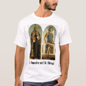 St Augustine und St Michael T-Shirt (Vorderseite)