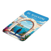 St. Augustine USA Magnet (Linke Seite)