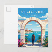 St. Augustine USA Postkarte (Vorne/Hinten)