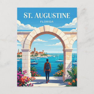 St. Augustine USA Postkarte