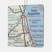 St. Augustine Vintage Karte Keramikornament (Links)