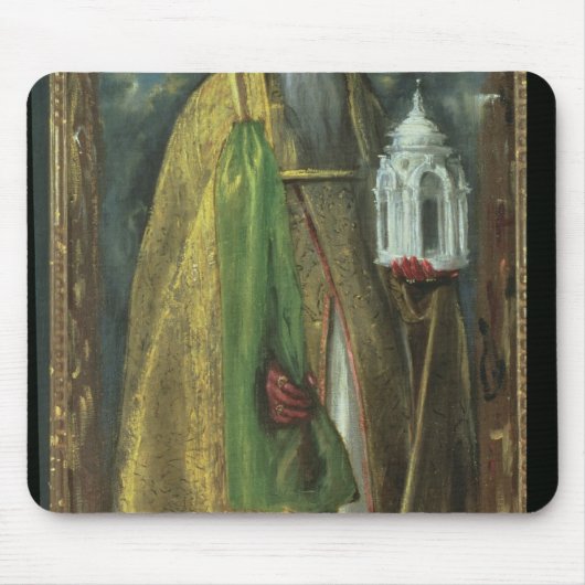 St Augustine von Flusspferd 1590 Mousepad (Vorne)