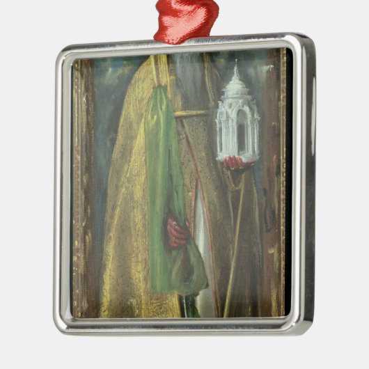 St Augustine von Flusspferd 1590 Silbernes Ornament (Links)