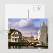 St. Augustine Waterfront-Gemälde Postkarte (Vorne/Hinten)