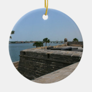 St- Augustineansicht vom Fort in Richtung zur Keramikornament