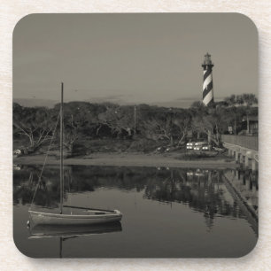 St- Augustineleuchtturm-früher Morgen Getränkeuntersetzer