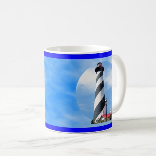 St- Augustineleuchtturm-Schale Kaffeetasse (VorderseiteRechts)