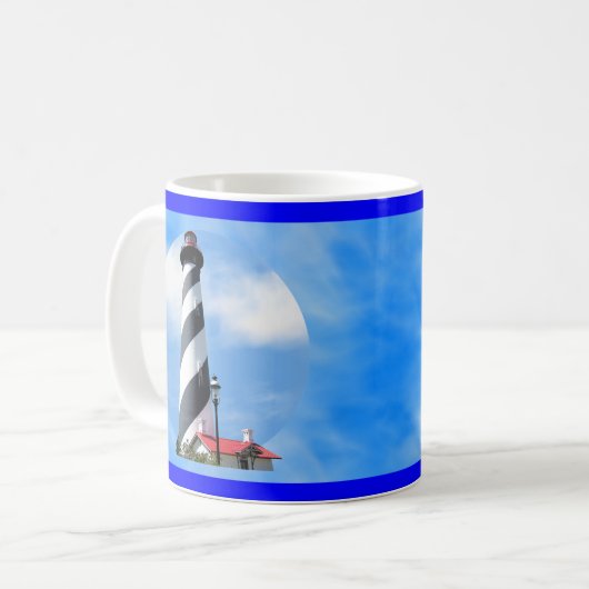 St- Augustineleuchtturm-Schale Kaffeetasse (Vorderseite Links)