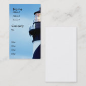 St- Augustineleuchtturm Visitenkarte (Vorne/Hinten)