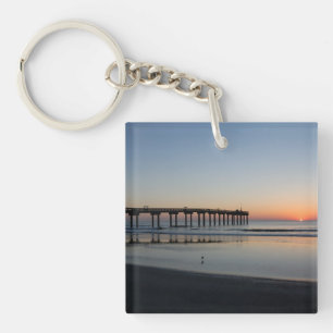 St- Augustinestrand, Florida. Fischenpier Schlüsselanhänger