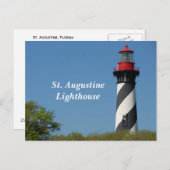 St Augustrine Lighthouse Postkarte (Vorne/Hinten)