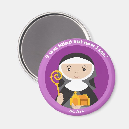 St. Ava Magnet (Vorderseite/Rückseite)
