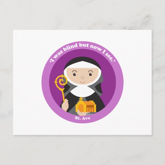 St. Ava Postkarte (Vorderseite)