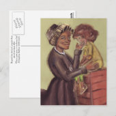 St Bakhita und die Kinderpostkarte Postkarte (Vorne/Hinten)