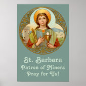 St. Barbara (BK 001) 11"x16,5" Poster 1 (Vorne)