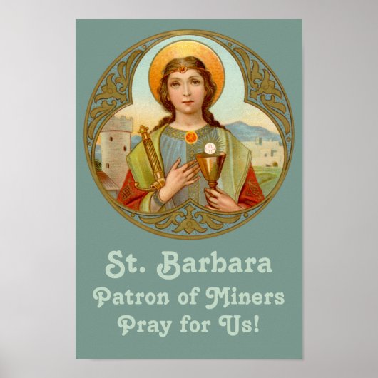 St. Barbara (BK 001) 11"x16,5" Poster 1 (Vorne)
