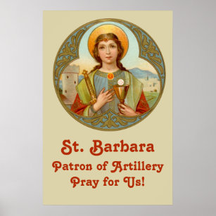 St. Barbara (BK 001) 24"x36" Poster 2