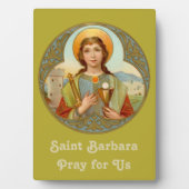 St. Barbara (BK 001) 5"x7" Fotoplatte (Vorderseite)