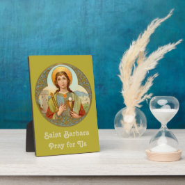 St. Barbara (BK 001) 5"x7" Fotoplatte