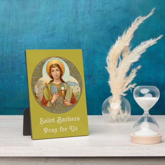 St. Barbara (BK 001) 5"x7" Fotoplatte (Seite)