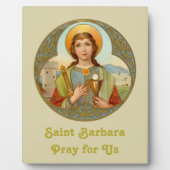 St. Barbara (BK 001) 8"x10" Fotoplatte (Vorderseite)