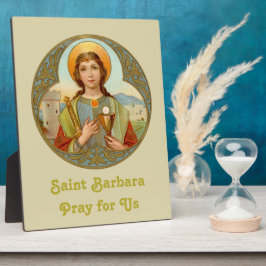 St. Barbara (BK 001) 8"x10" Fotoplatte