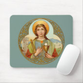 St. Barbara (BK 001) Horizontal Mousepad (Mit Mouse)