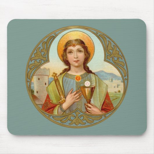St. Barbara (BK 001) Horizontal Mousepad (Vorne)
