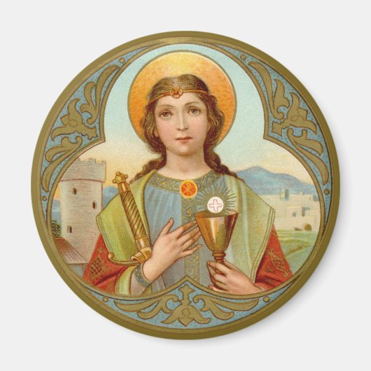 St. Barbara (BK 001) Magnet (Vorne)