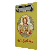St. Barbara (BK 001) Mini Klemmbrett (Gewinkelt2)
