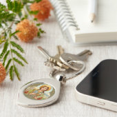 St. Barbara (BK 001) Schlüsselanhänger (Seite)