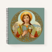 St. Barbara (BK 001) Square Notizblock (Vorderseite)