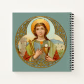 St. Barbara (BK 001) Square Notizblock (Rückseite)